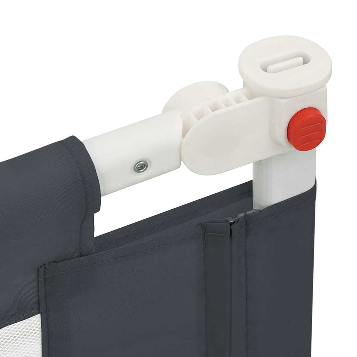 Toddler Safety Bed Rail Dark Fabric (100% Polyester) Dark Grey 150 x 25 x 95