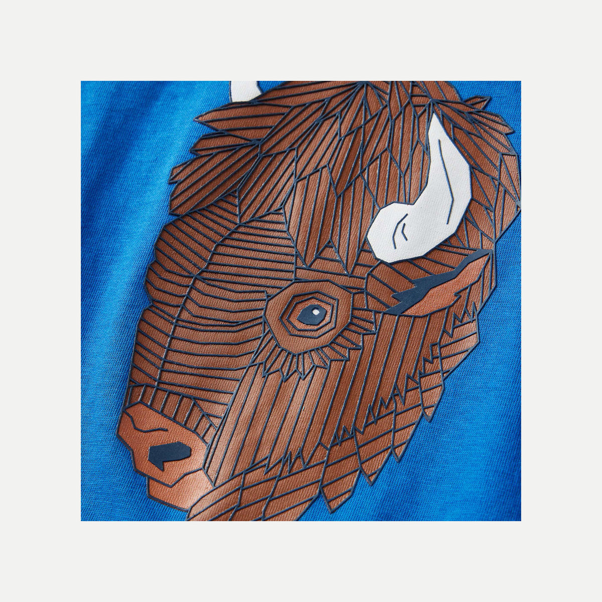 Kids T-Shirt Cotton Cobalt Blue 128 Children's Top Kids Clothing Variant 3