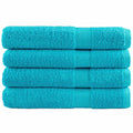 Towel Cotton Turquoise 200 x 80 cm Bathroom Bath Linen Home Towels 4 Variant 2