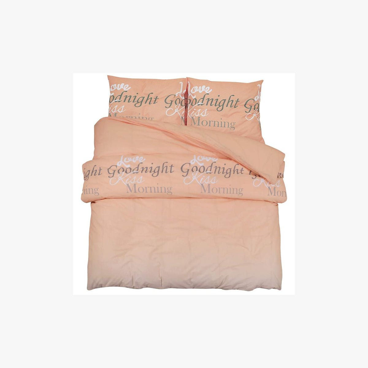 Duvet Cover Cotton Pink 200 x 140 cm Bedding Bed Linen Bedroom Quilt Variant 3