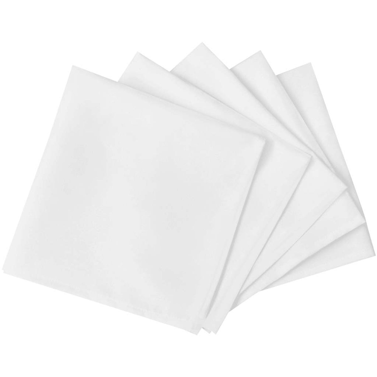 Dinner Napkins White 50 x 50 cm Cloth Napkins Cloth Napkin 50x50cm