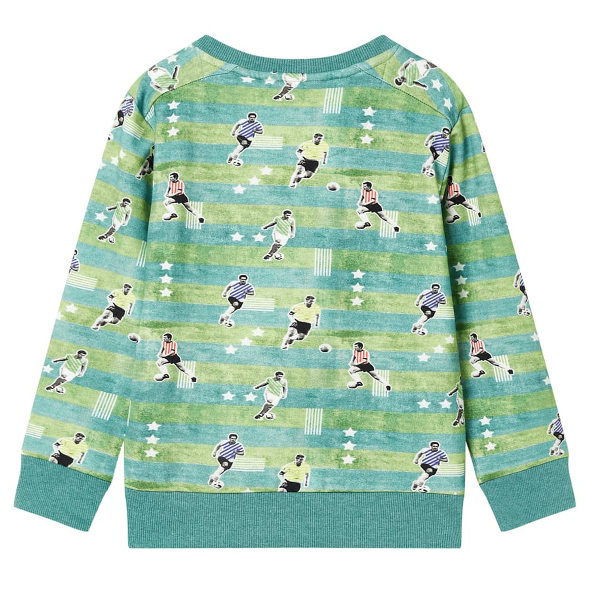 Sweatshirt Cotton Light Green Melange 116 Kids Clothing Children's Variant 2