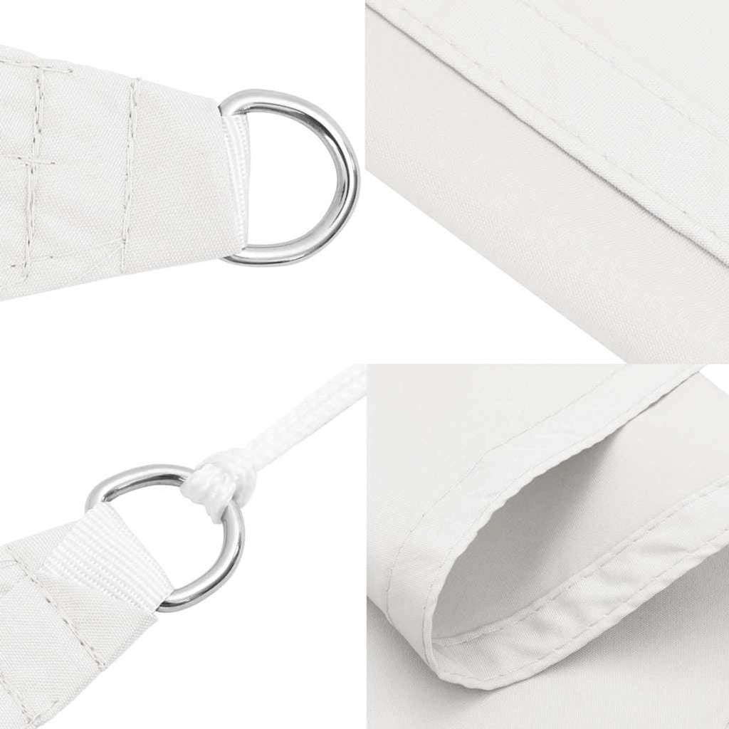 Sunshade Sail Oxford Fabric White Water Resistant UV Resistant Variant 9