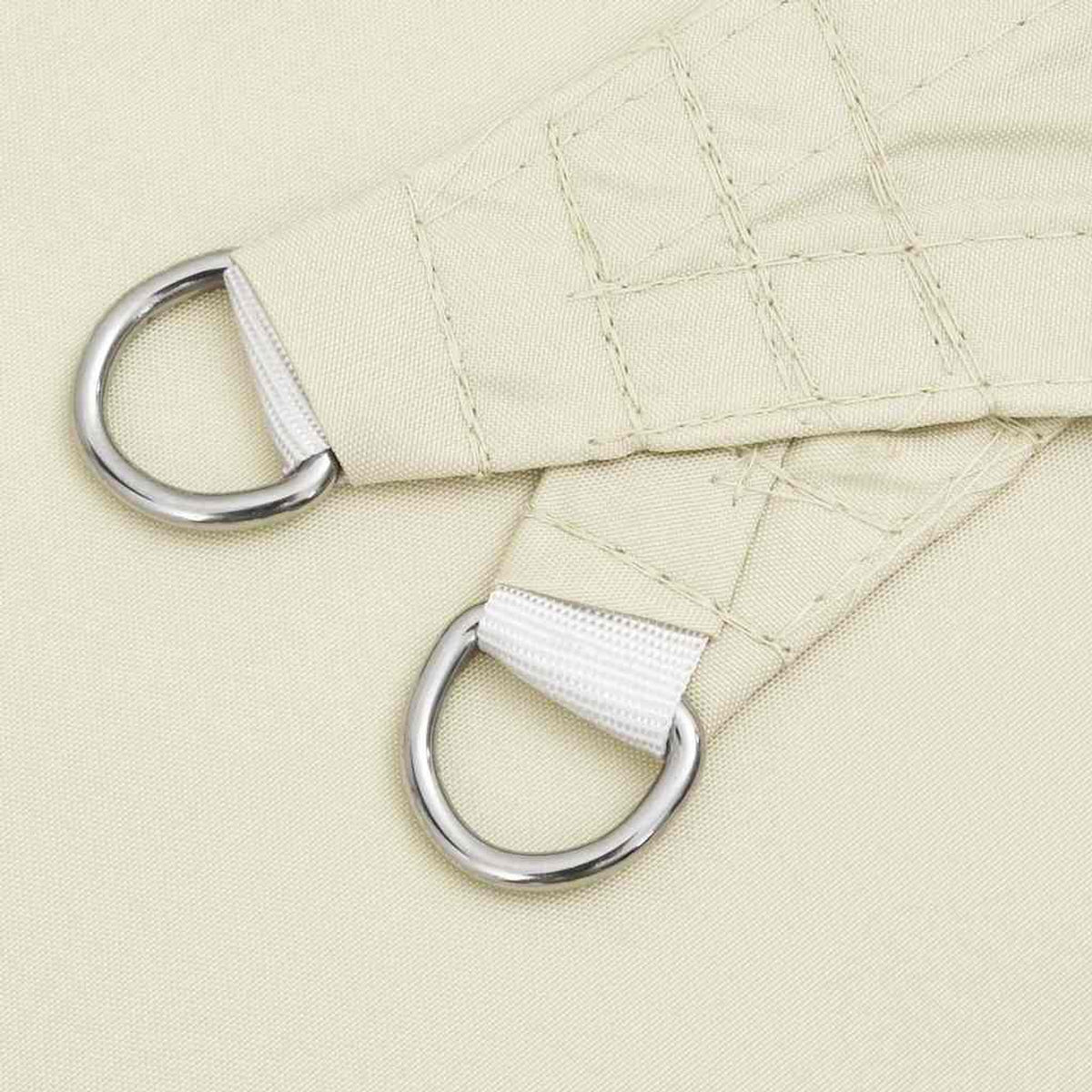 Sunshade Sail Oxford Fabric Cream Water Resistant UV Resistant Variant 9