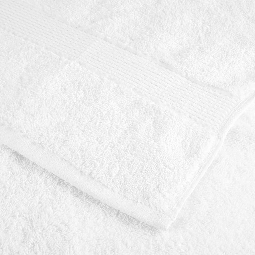 Towel Cotton White 140 x 70 cm Bathroom Bath Linen Home Towels 10 Variant 2