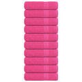 Towel Cotton Pink 140 x 70 cm Bathroom Bath Linen Home Towels 10 pcs Shower