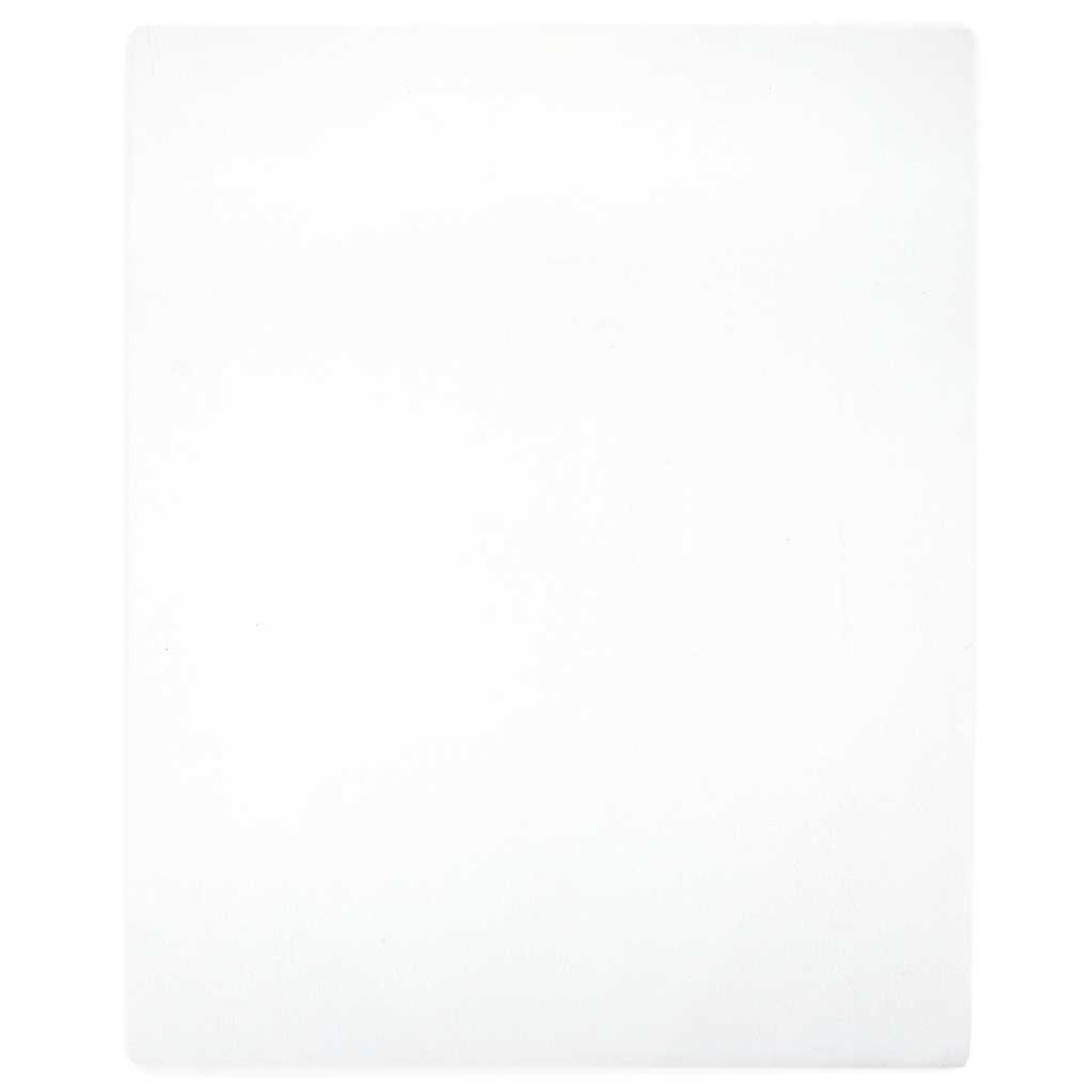 Jersey Fitted Sheet Cotton White 200 x 180 cm Bedroom Furniture Bedstead