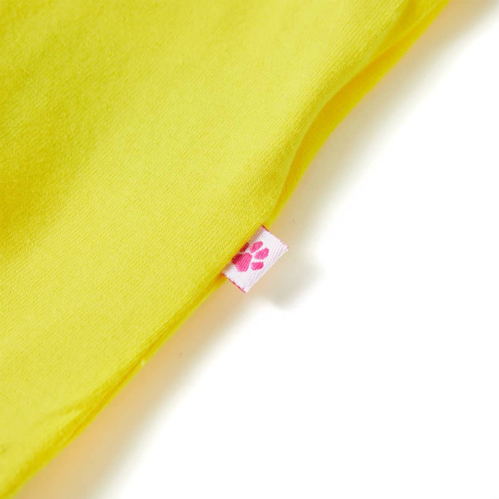 Kids T-Shirt Cotton Yellow 128 Children's Top Kids Clothing Kids Wear Kids'