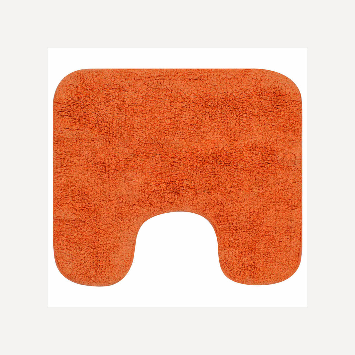 Bathroom Mat Cotton Orange 93 x 63 cm Floor Mat Home Non Slip Bath Mats & Rugs