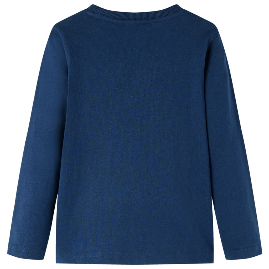 Kids T-Shirt Cotton Navy Blue 128 Children's Top Kids Clothing Kids Variant 2