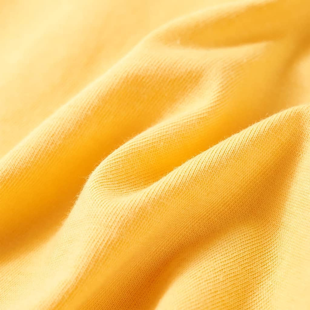Kids T-Shirt Cotton Light Ochre 116 Children's Top Kids Clothing Kids Wear 116