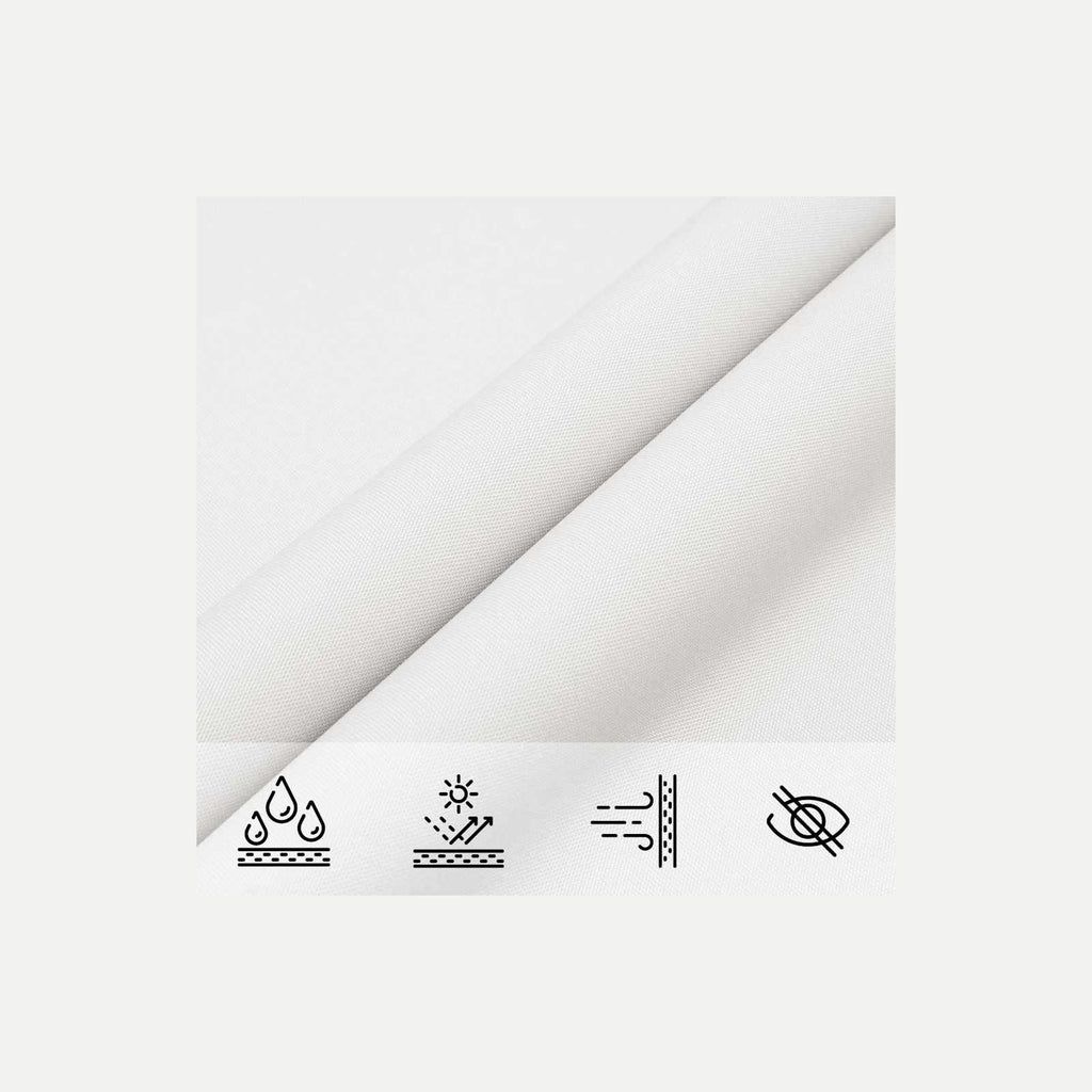 Sunshade Sail Oxford Fabric White Water Resistant UV Resistant Variant 3