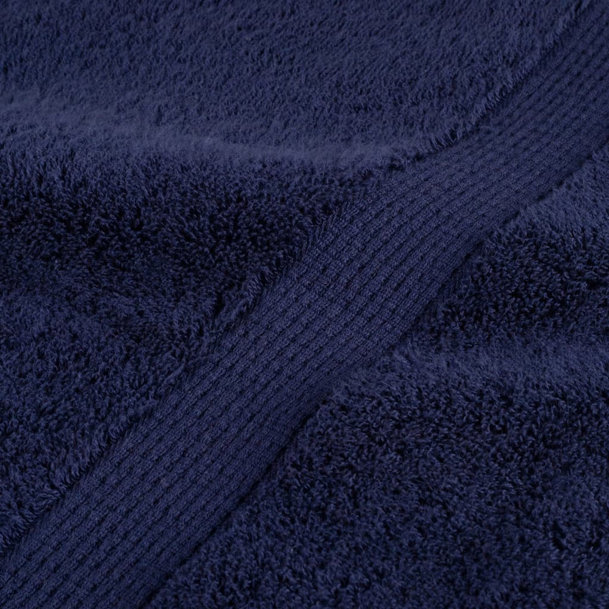Towel Cotton Navy Blue 50 x 30 cm Bathroom Bath Linen Home Towels 2 Variant 2