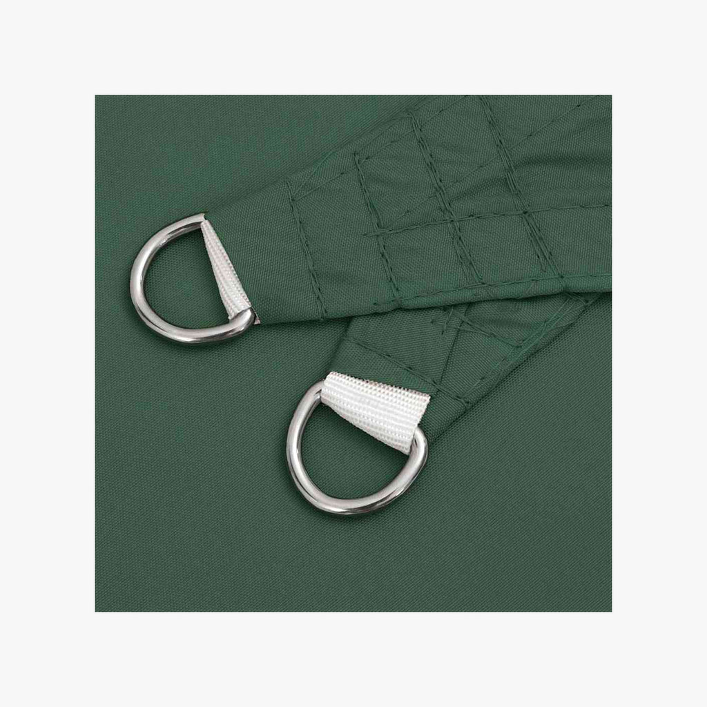 Sunshade Sail Oxford Fabric Dark Green Water Resistant UV Resistant 400 x 700