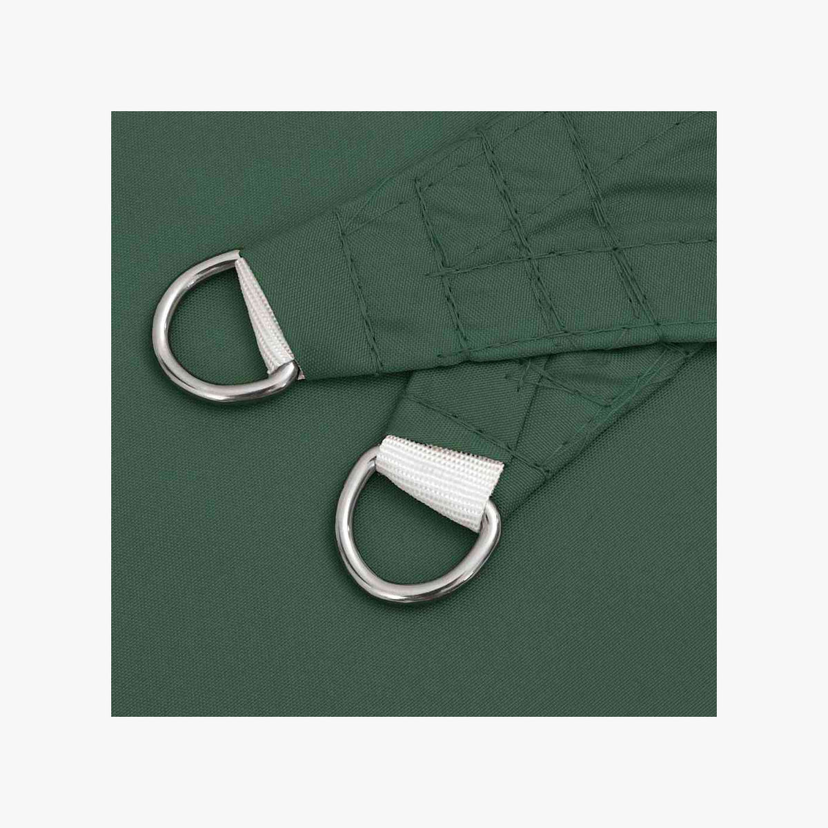 Sunshade Sail Oxford Fabric Dark Green Water Resistant UV Resistant 400 x 700
