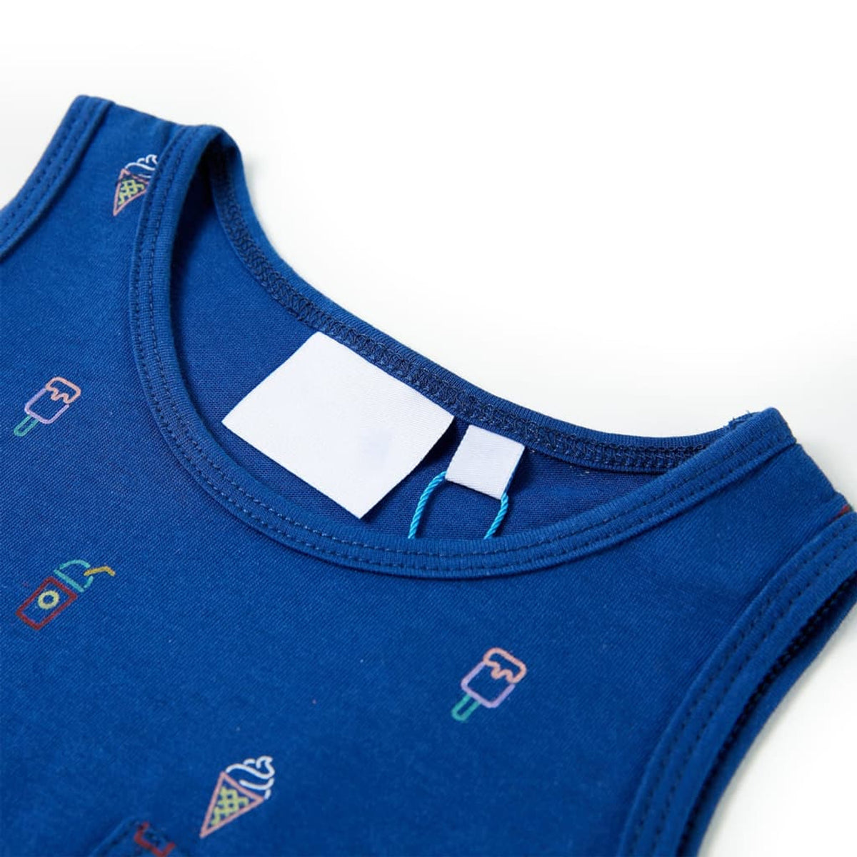 Kids'Tank Top Dark Cotton Dark Blue 140 Kids Clothing Children's Wear Kids'