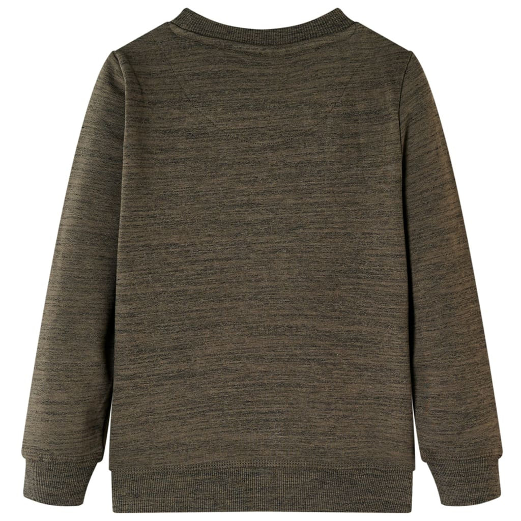 Sweatshirt Cotton Dark Khaki Melange 104 Kids Clothing Children's Top Kids