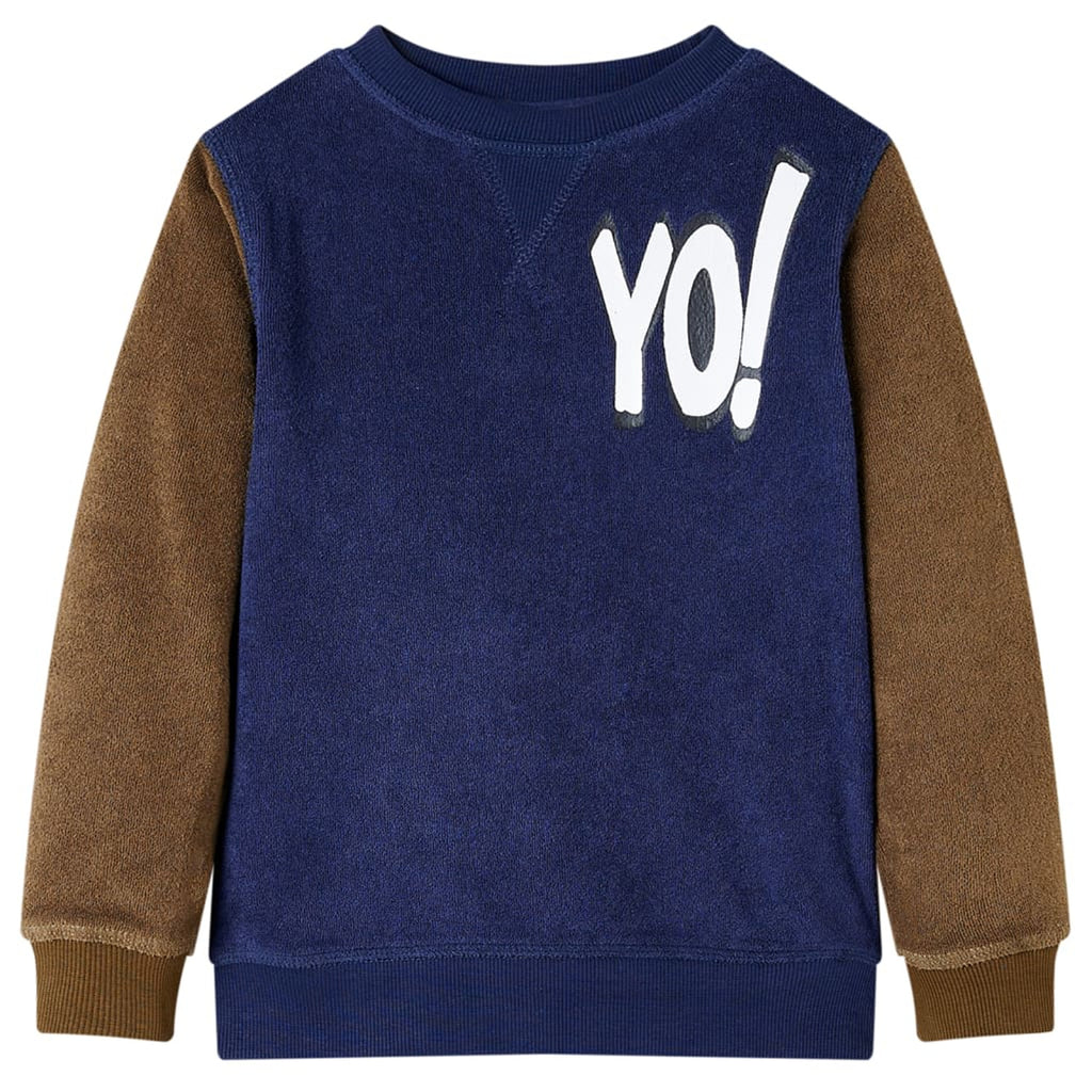 Sweatshirt Cotton Dark Navy 116 Kids Clothing Children's Top Kids Wear 116