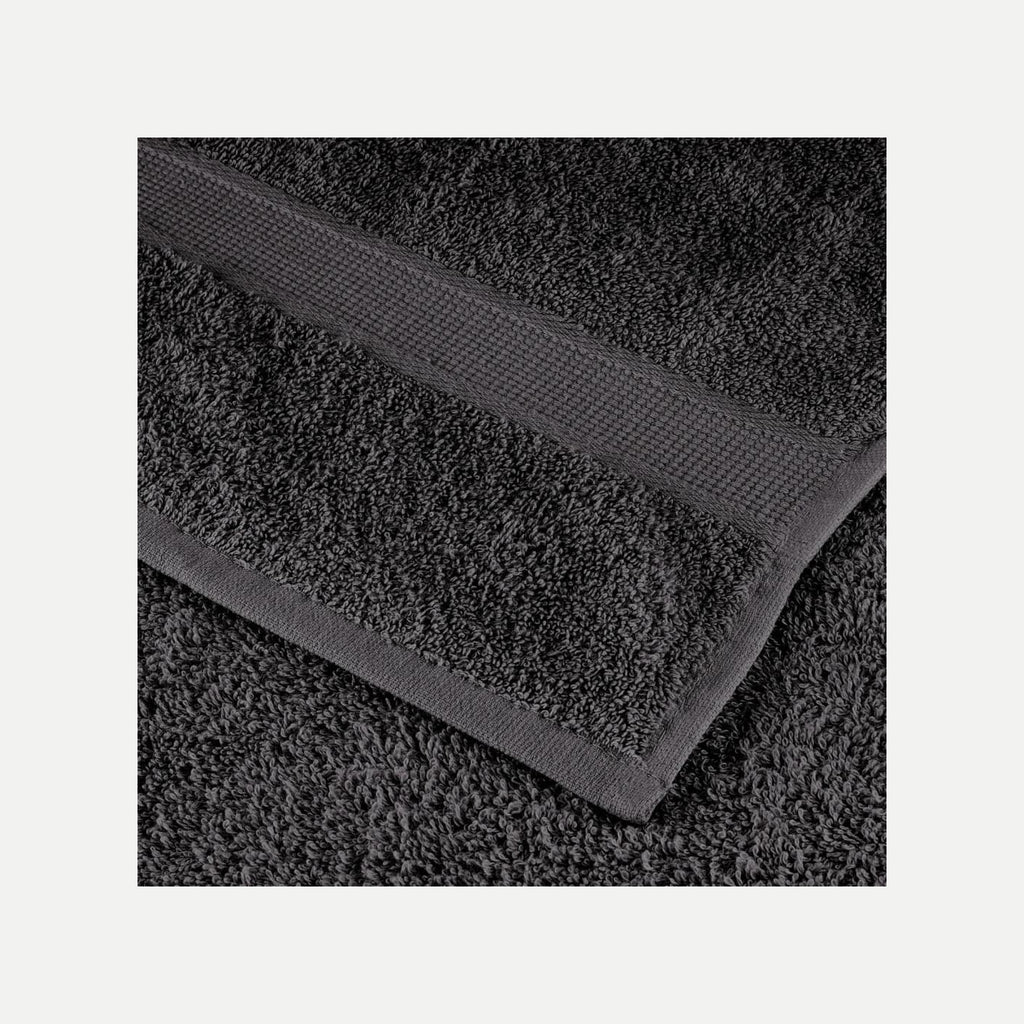 Towel Cotton Anthracite 50 x 30 cm Bathroom Bath Linen Home Towels Variant 2