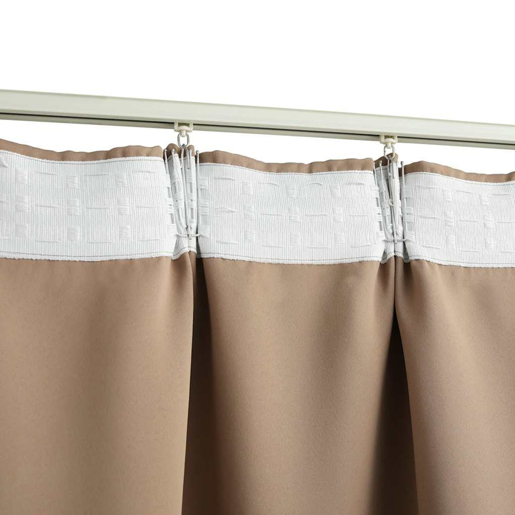 Blackout Curtain Polyester Taupe 290 x 245 cm Window Dressing Home Variant 2