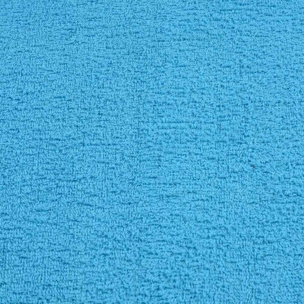 Towel Cotton Turquoise 50 x 30 cm Bathroom Bath Linen Home Towels 10 pcs Guest