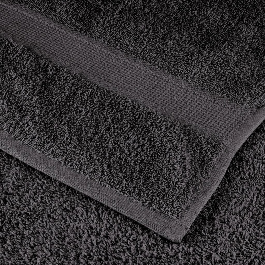 Towel Cotton Anthracite 200 x 80 cm Bathroom Bath Linen Home Towels Variant 2