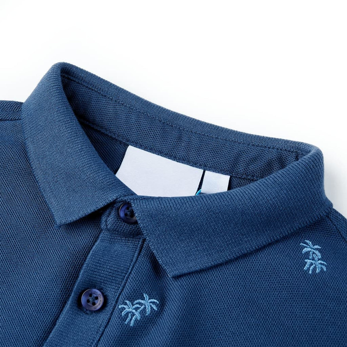 Kids'Polo Shirt Dark Cotton Dark Blue 92 Kids Clothing Children's Wear 92