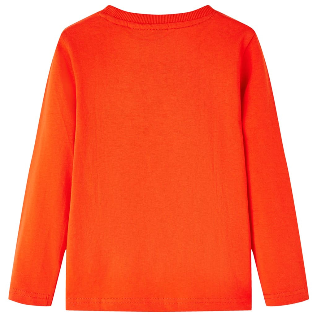 Kids T-Shirt Cotton Bright Orange 104 Children's Top Kids Clothing Variant 3