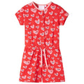 Kids' Clothing Cotton Red 104 Kids'Playsuit 104 (suitable for 3-4 years)