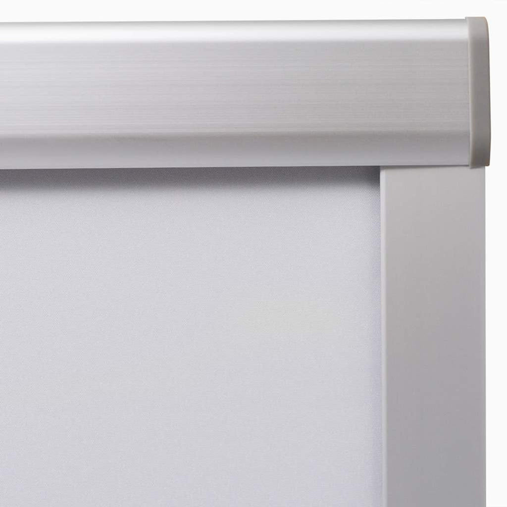 Roller Blind Blackout Fabric White 61.3 x 94 cm Window Shade Window Covering
