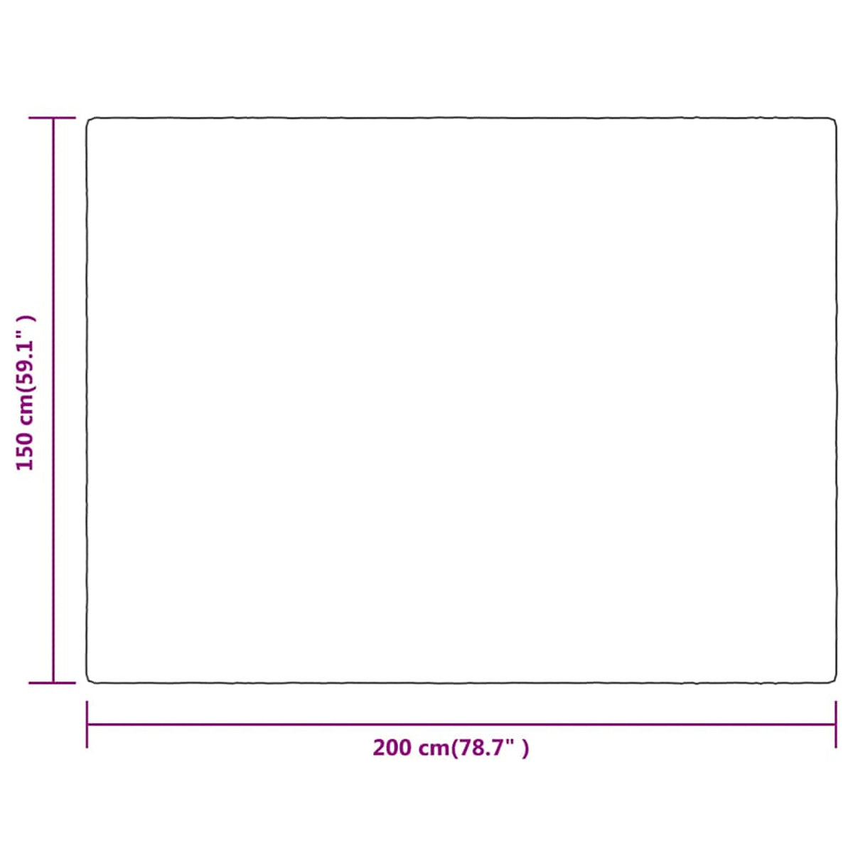 Blanket Polyester Desert Mist 200 x 150 cm Blankets 200x150cm