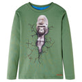 Kids T-Shirt Cotton Light Khaki 116 Children's Top Kids Clothing Variant 6