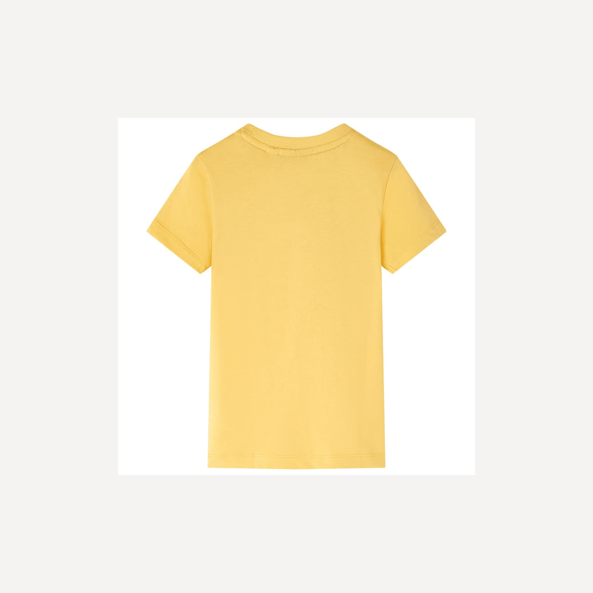 Kids T-Shirt Cotton Light Ochre 128 Children's Top Kids Clothing Kids Wear 128