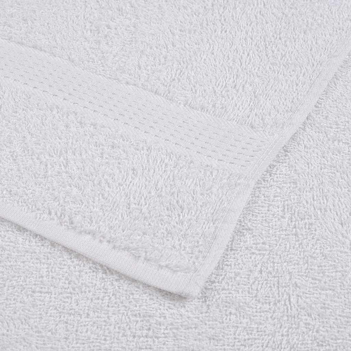Towel Cotton White 30 x 50 cm Bathroom Bath Linen Home Bath Towels & Flannels