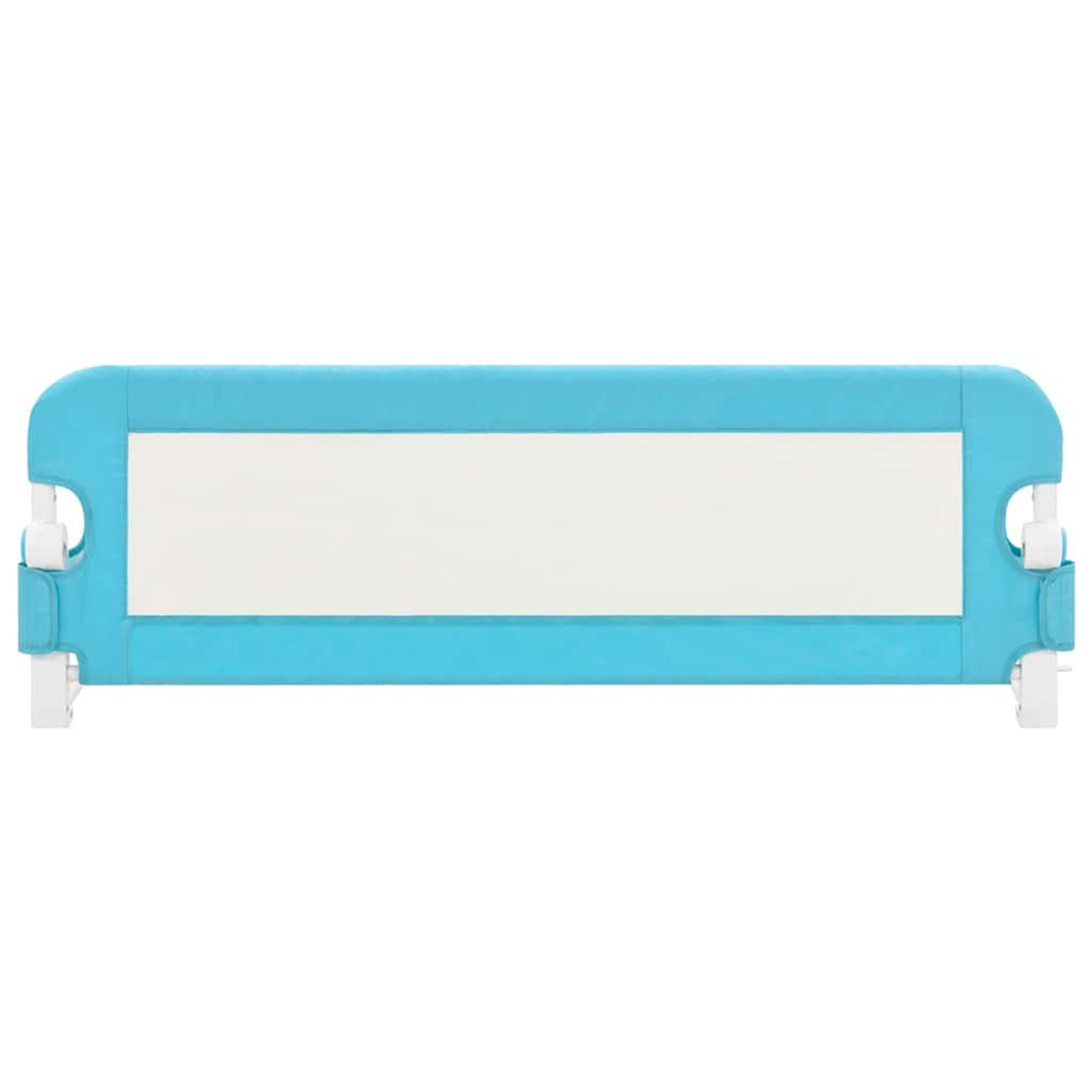 Toddler Safety Bed Rail Polyester Blue 120 x 40.5 x 42 cm Child Bed Guard 5x42cm