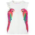 Kids T-Shirt Cotton Ecru 116 Children's Top Kids Clothing Kids Wear Kids' Tops