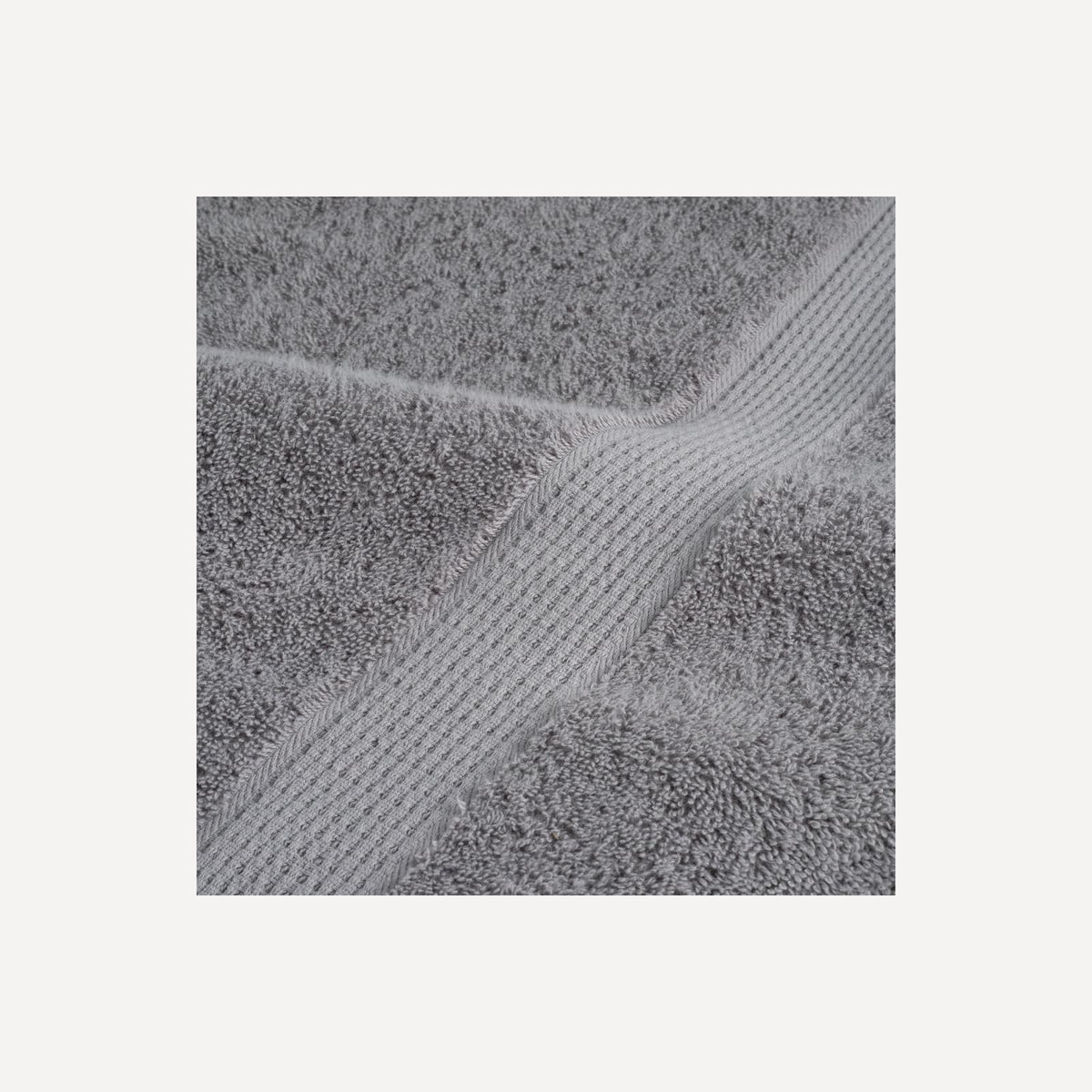 Towel Cotton Grey 30 x 30 cm Bathroom Bath Linen Home Towels 2 pcs Variant 2