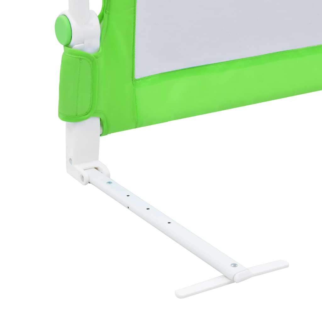 Toddler Safety Bed Rail Polyester Green 180 x 40.5 x 42 cm Child Bed Guard