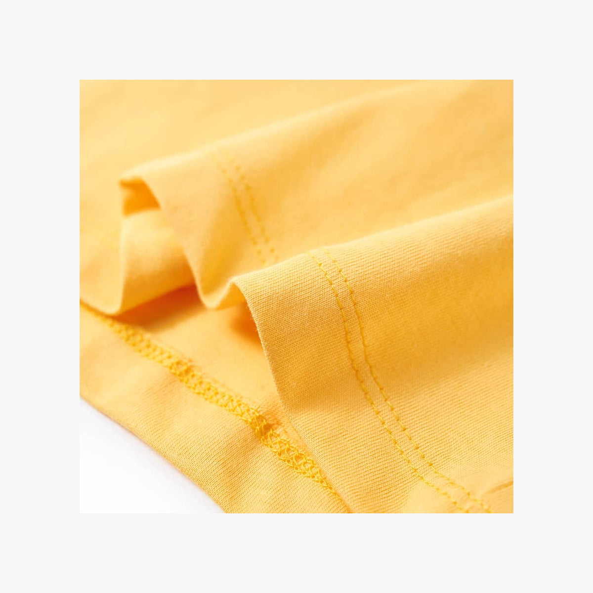 Kids T-Shirt Cotton Light Ochre 116 Children's Top Kids Clothing Kids Wear 116