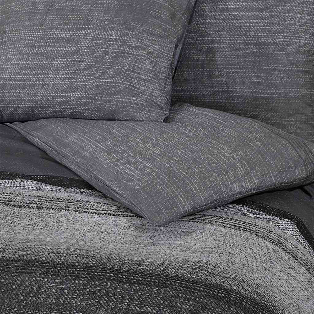 Duvet Cover Cotton Dark Grey 200 x 200 cm Bedding Bed Linen Bedroom Variant 6