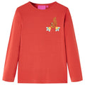 Kids T-Shirt Cotton Burnt Red 116 Children's Top Kids Clothing Kids Variant 4