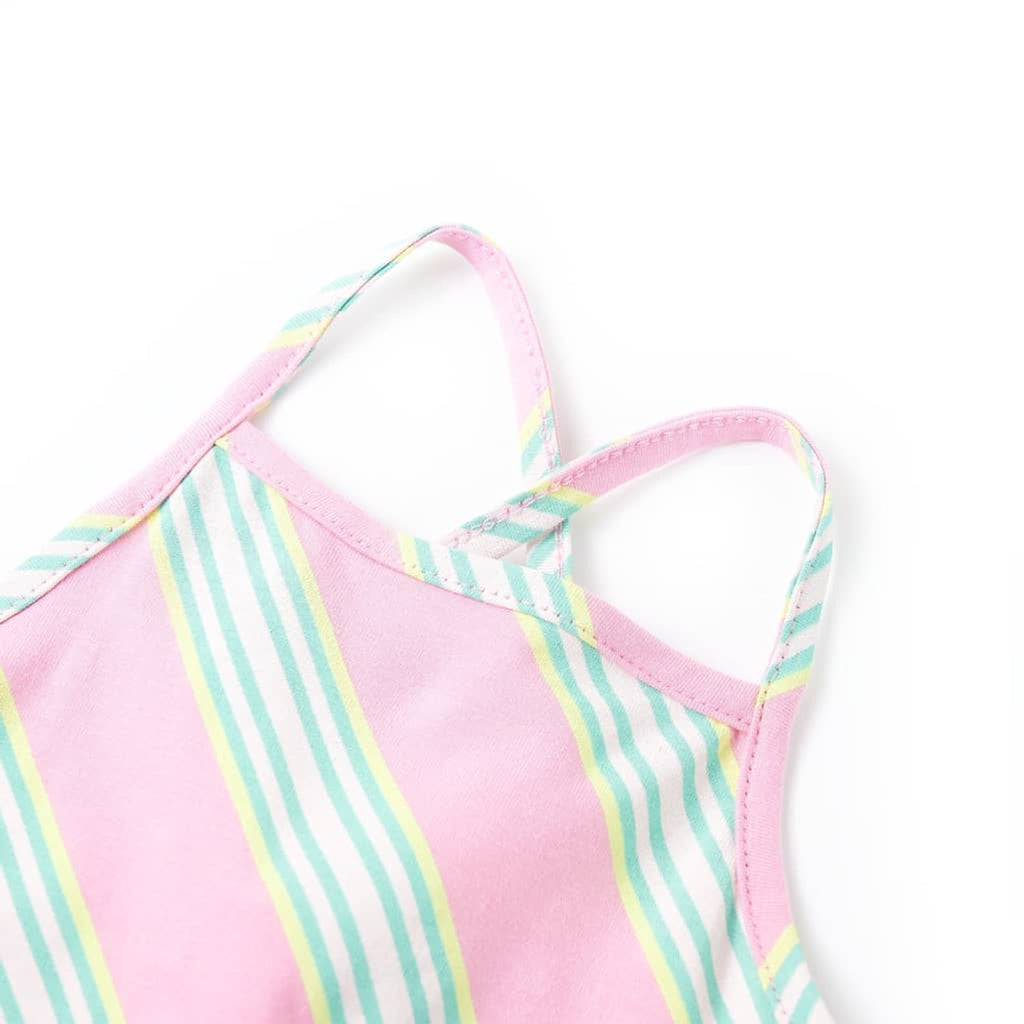 Dress Cotton Pink 116 Kids' Dresses Kids' Dresse Kids'Dress Drawstring 116
