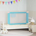 Toddler Safety Bed Rail Fabric (100% Polyester) Blue 120 x 25 x 95 cm Bedguard