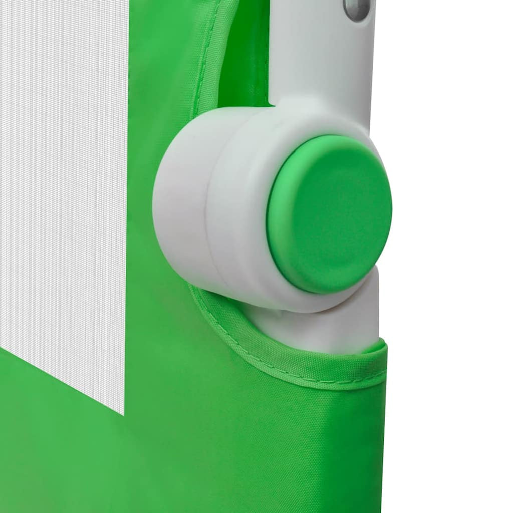 Toddler Safety Bed Rail Polyester Green 150 x 36.5 x 42 cm Child Bed Guard