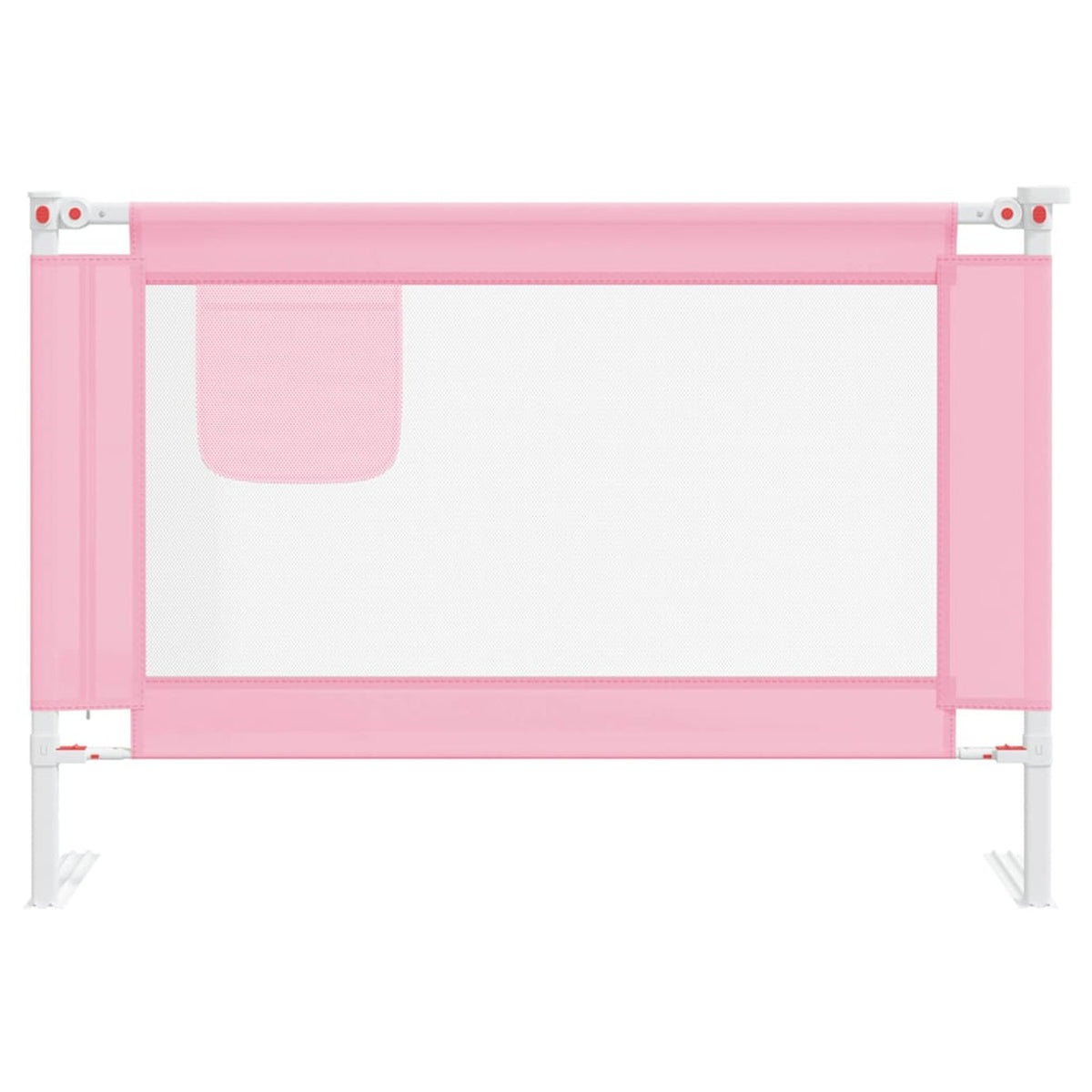 Toddler Safety Bed Rail Fabric (100% Polyester) Pink 100 x 25 x 95 cm Bedguard
