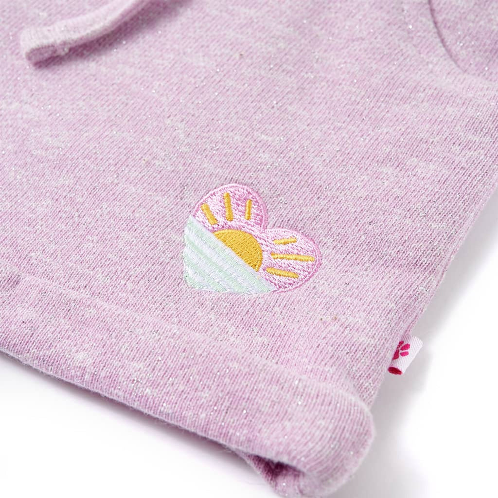 Shorts Cotton Mixed Lila 116 Kids' Bottoms Kids' Bottom Kids'Shorts Drawstring