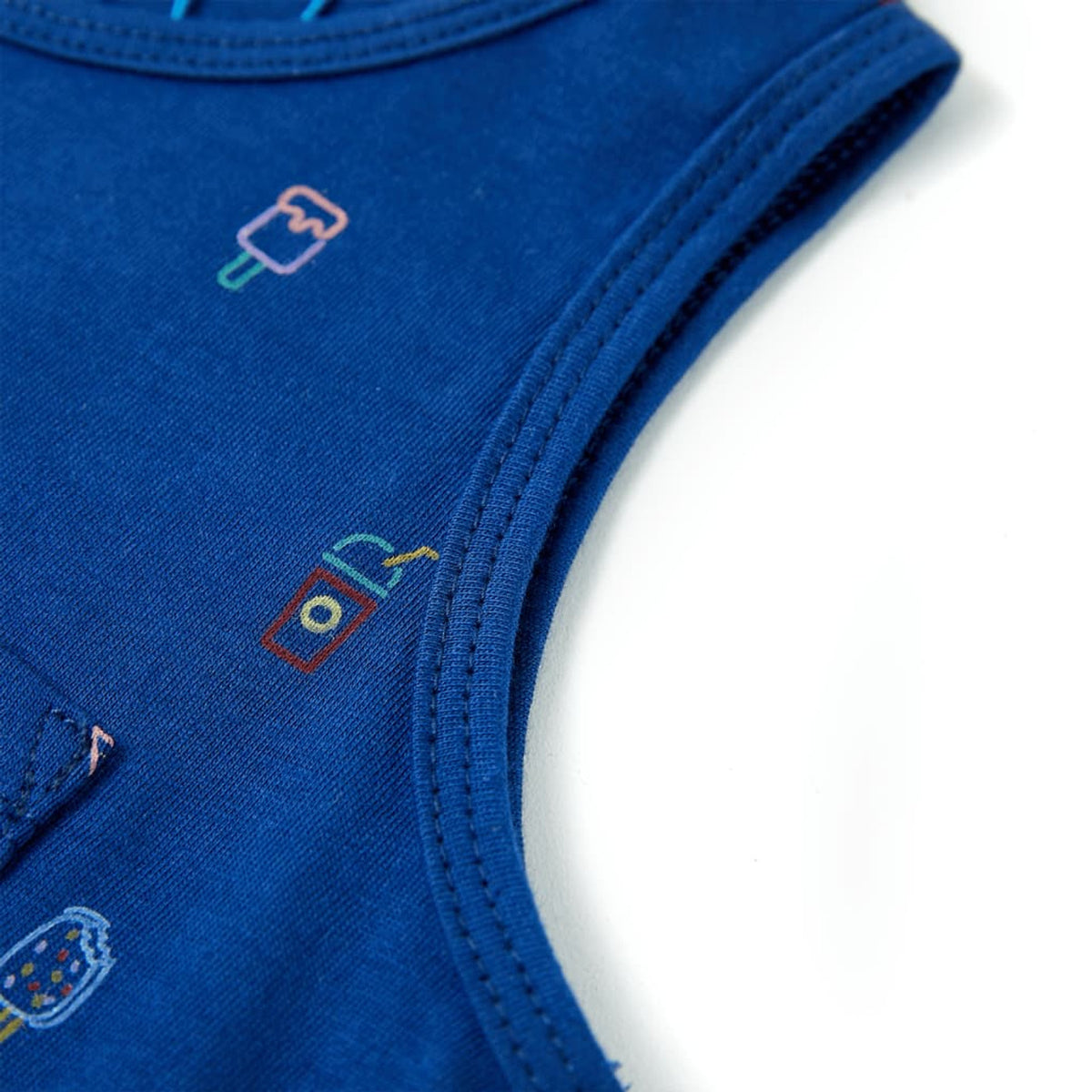 Kids'Tank Top Dark Cotton Dark Blue 140 Kids Clothing Children's Wear Kids'