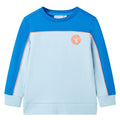 Sweatshirt Cotton Bright Blue 116 Kids Clothing Children's Top Kids Wear 116