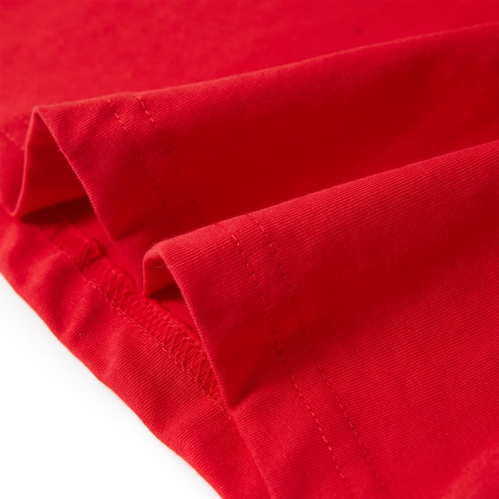 Kids T-Shirt Cotton Red 140 Children's Top Kids Clothing Kids Wear Variant 3