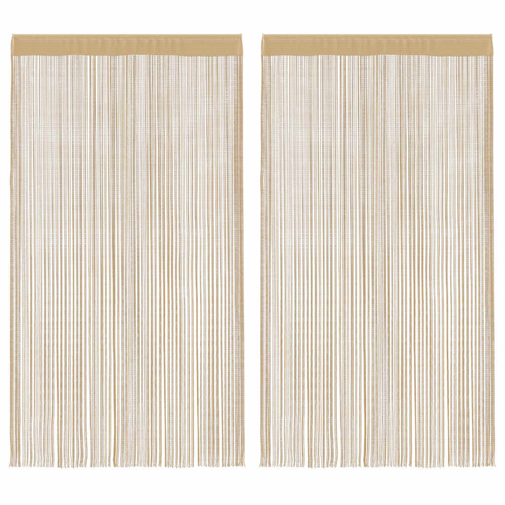 Curtain Fabric Beige 140 x 250 cm Window Dressing Home Furnishings Curtains